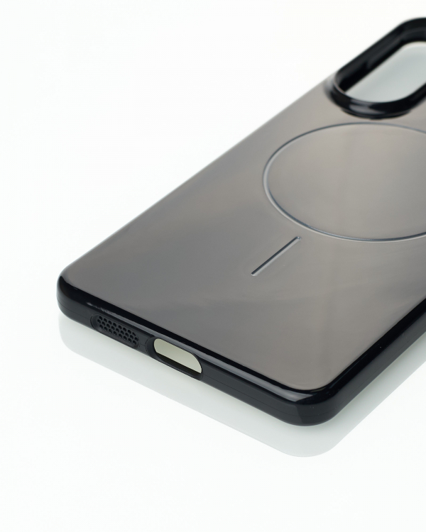 Чехол Glamour Case with MagSafe для Samsung S25 Edge black