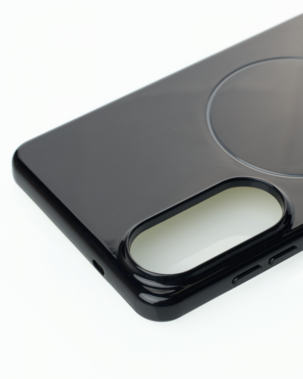 Чехол Glamour Case with MagSafe для Samsung S25 Edge black