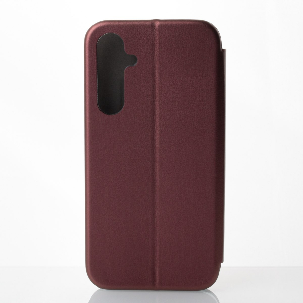 чехол-книга 360 для Samsung A55 STANDARD бордовый