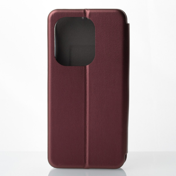 чехол-книга 360 для Xiaomi Redmi Note 13 4G STANDARD бордовый