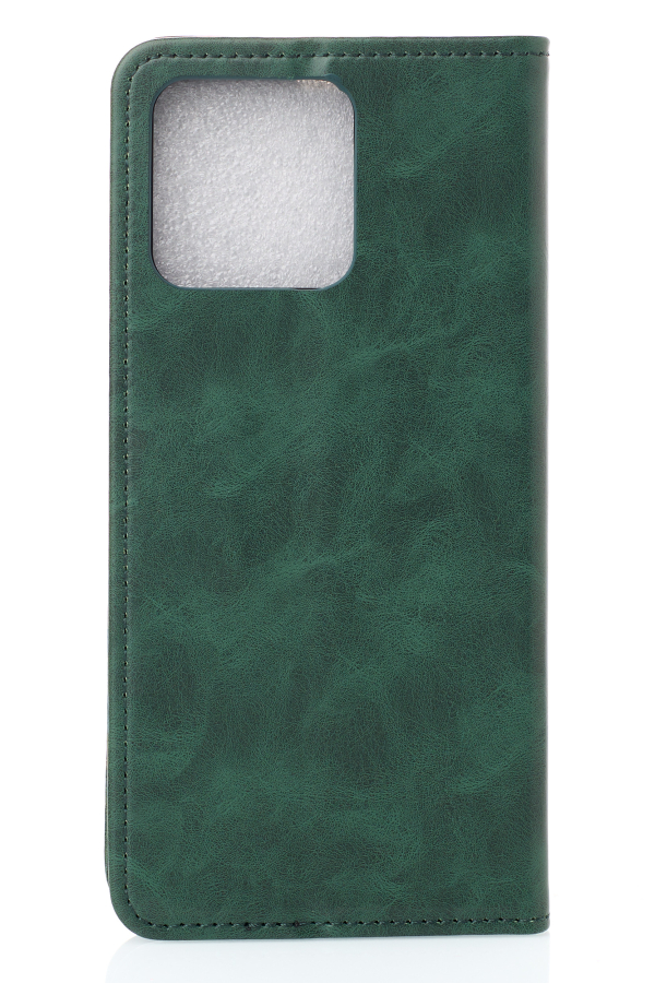 чехол-книга DC ELEGANT для Motorola G56 темно-зеленый