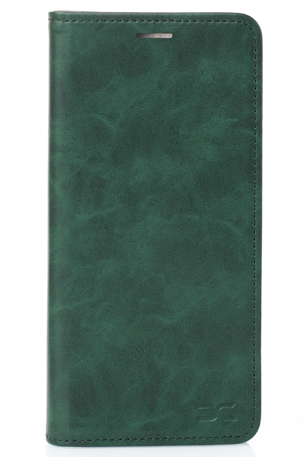 чехол-книга DC ELEGANT для Motorola G56 темно-зеленый