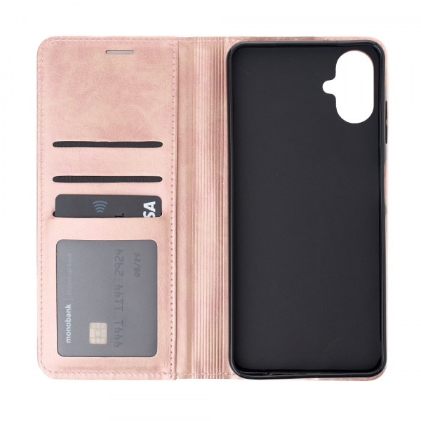 чехол-книга DC ELEGANT для Samsung A06 бронзовый