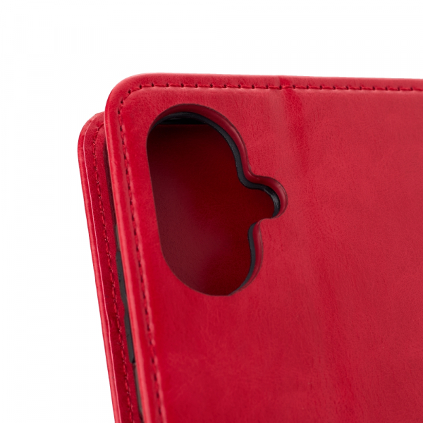 чехол-книга DC ELEGANT для Samsung A06 красный