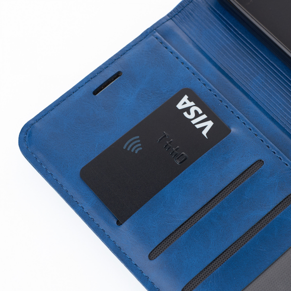 чехол-книга DC ELEGANT для Samsung A06 синий