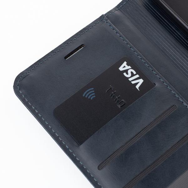 чехол-книга DC ELEGANT для Samsung A06 темно-синий