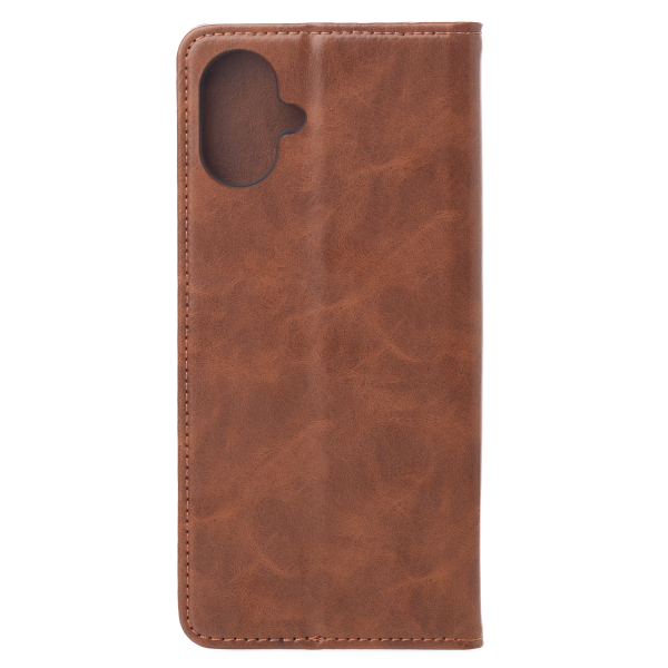 чехол-книга DC ELEGANT для Samsung A07 коричневый