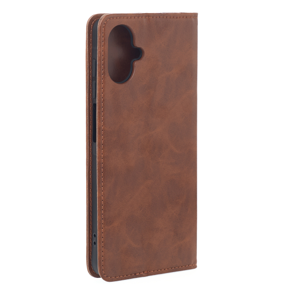 чехол-книга DC ELEGANT для Samsung A07 коричневый