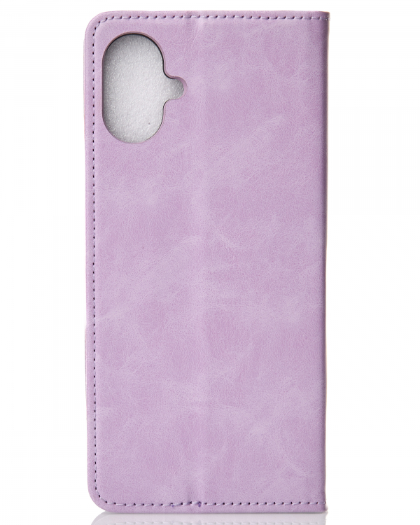 чехол-книга DC ELEGANT для Samsung A07 сиреневый