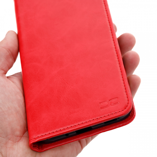 чехол-книга DC ELEGANT для Samsung A16 красный