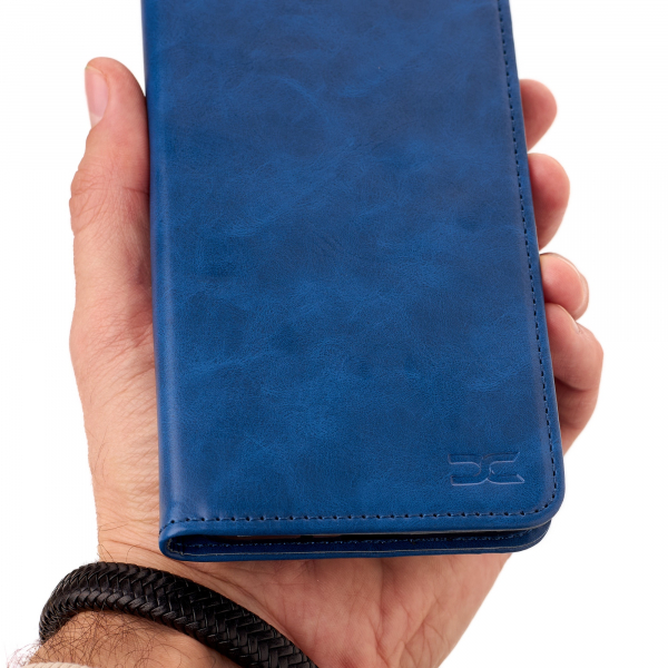 чехол-книга DC ELEGANT для Samsung A16 синий