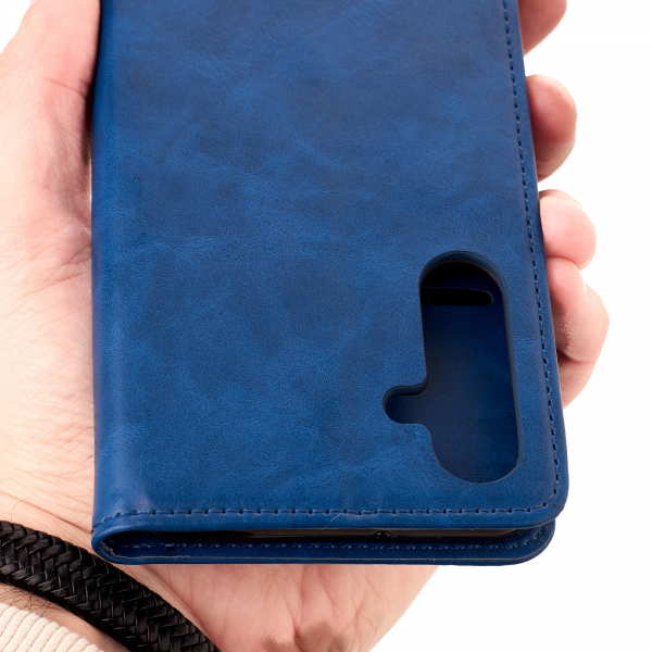 чехол-книга DC ELEGANT для Samsung A16 синий