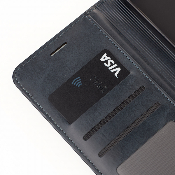 чехол-книга DC ELEGANT для Samsung A16 темно-синий