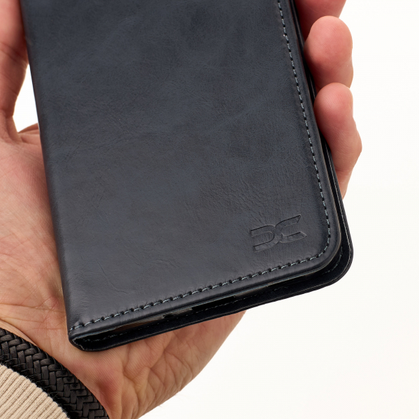 чехол-книга DC ELEGANT для Samsung A24 темно-синий