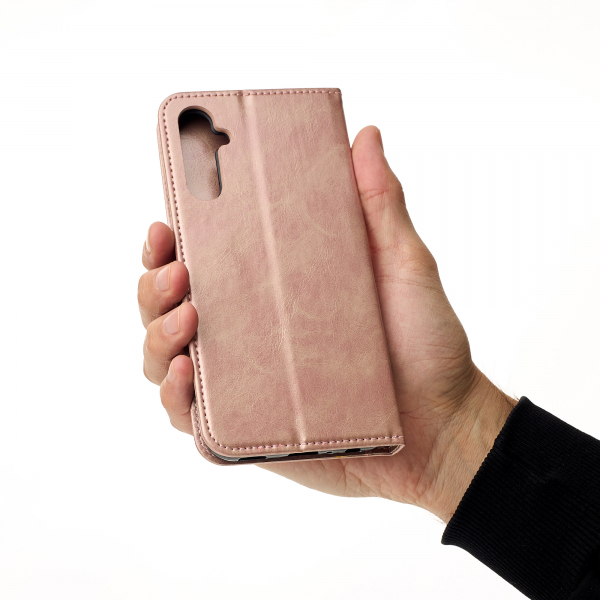 чехол-книга DC ELEGANT для Samsung A34 бронзовый