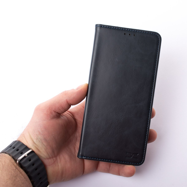 чехол-книга DC ELEGANT для Samsung A34 темно-синий