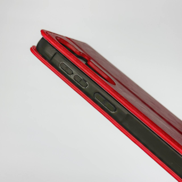 чехол-книга DC ELEGANT для Samsung A37 красный