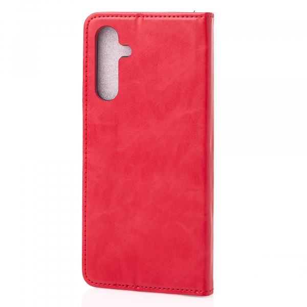 чехол-книга DC ELEGANT для Samsung A55 красный