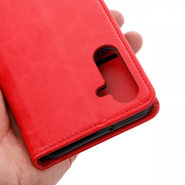 чехол-книга DC ELEGANT для Samsung M14 красный