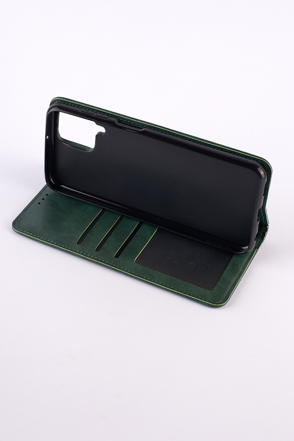 чехол-книга DC ELEGANT для Samsung M33 5G темно-зеленый