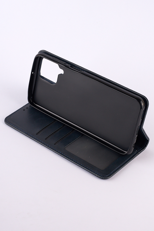 чехол-книга DC ELEGANT для Samsung M33 5G темно-синий