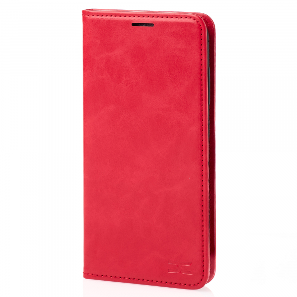 чехол-книга DC ELEGANT для Samsung S21 FE красный