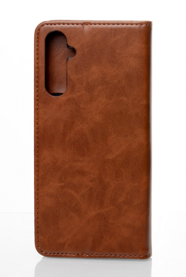 чехол-книга DC ELEGANT для Samsung S23 FE коричневый