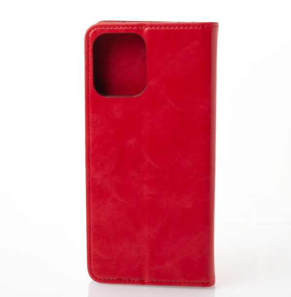 чехол-книга DC ELEGANT для Xiaomi Redmi 12 красный