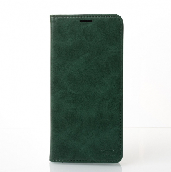 чехол-книга DC ELEGANT для Xiaomi Redmi 12 темно-зеленый
