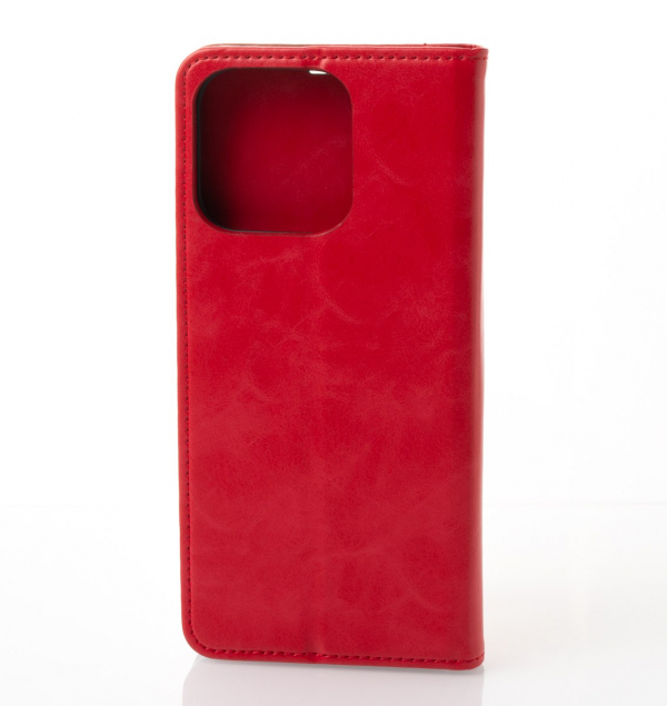 чехол-книга DC ELEGANT для Xiaomi Redmi 12C красный