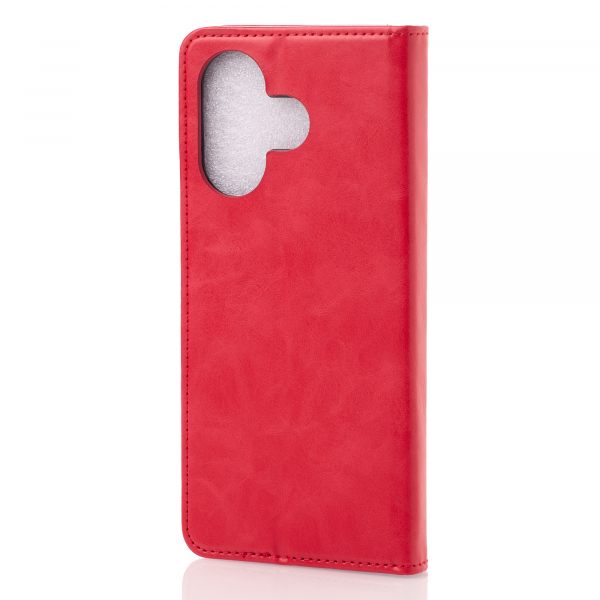 чехол-книга DC ELEGANT для Xiaomi Redmi 13 красный