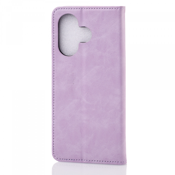 чехол-книга DC ELEGANT для Xiaomi Redmi 13 сиреневый