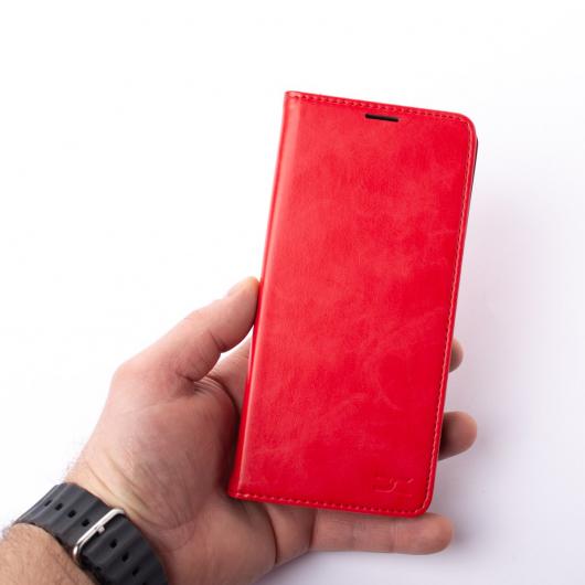 чехол-книга DC ELEGANT для Xiaomi Redmi 13C 4G / Poco C65 красный