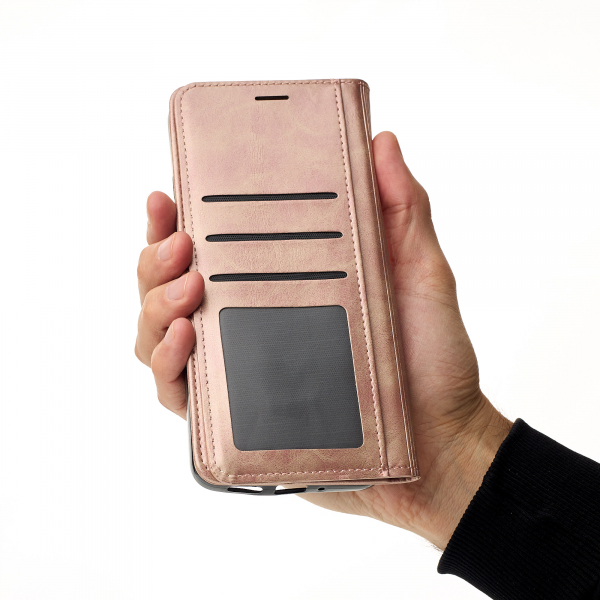 чехол-книга DC ELEGANT для Xiaomi Redmi 14C бронзовый