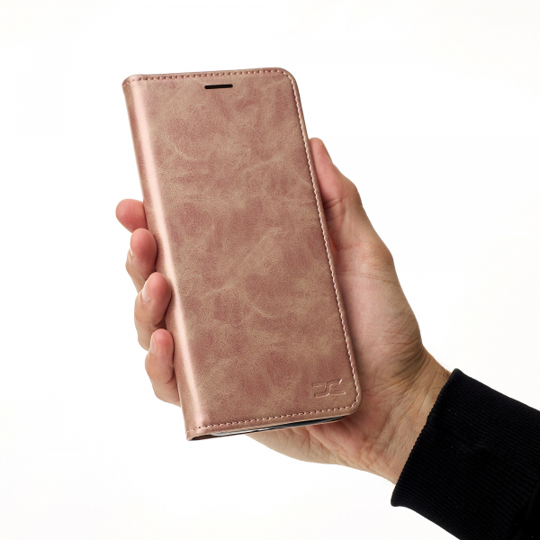 чехол-книга DC ELEGANT для Xiaomi Redmi 14C бронзовый
