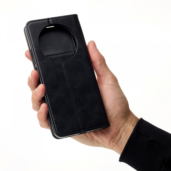 чехол-книга DC ELEGANT для Xiaomi Redmi 14C черный