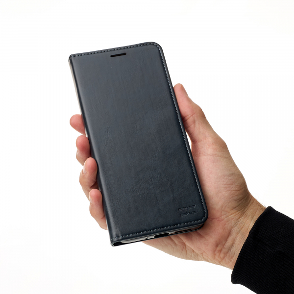 чехол-книга DC ELEGANT для Xiaomi Redmi 14C темно-синий