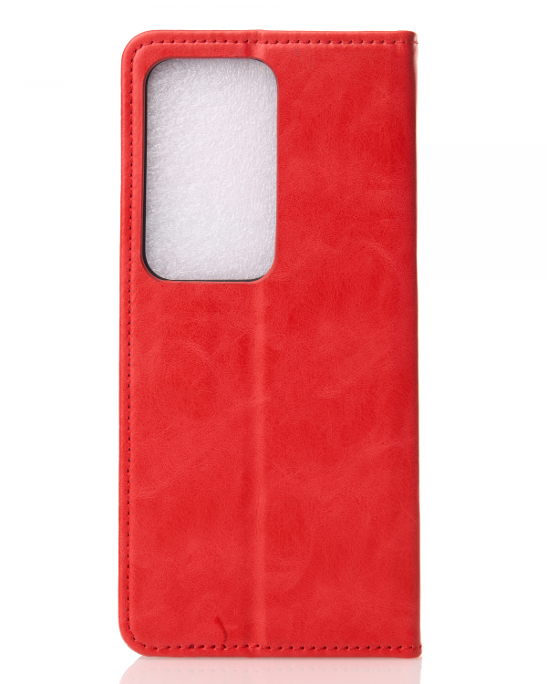 чехол-книга DC ELEGANT для Xiaomi Redmi 15 (171 mm) красный