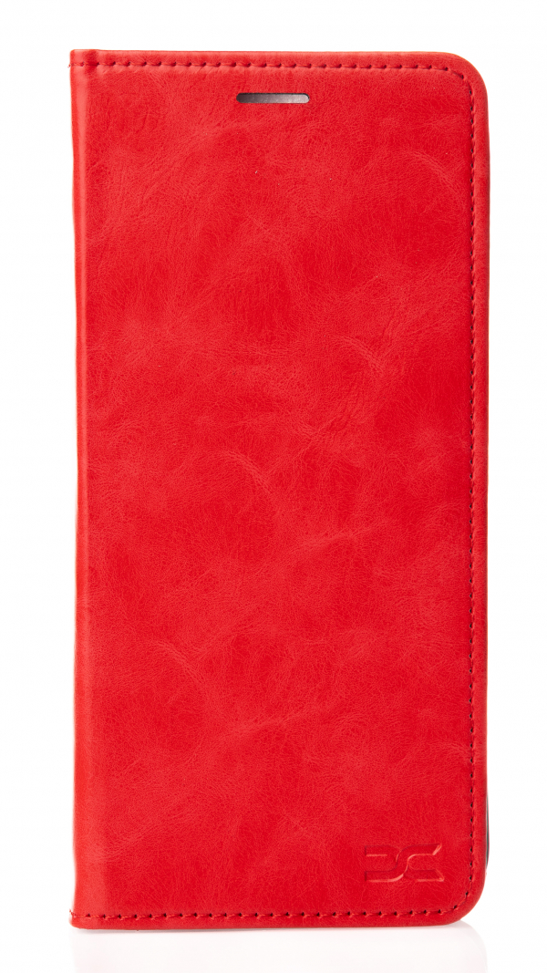 чехол-книга DC ELEGANT для Xiaomi Redmi 15 (169 mm) красный