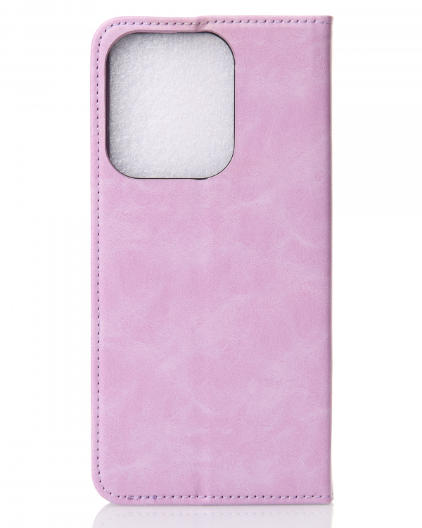 чехол-книга DC ELEGANT для Xiaomi Redmi 15C (173 mm) сиреневый