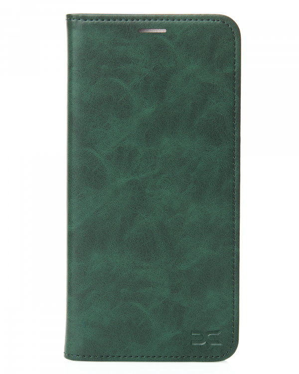 чехол-книга DC ELEGANT для Xiaomi Redmi 15C (173 mm) темно-зеленый