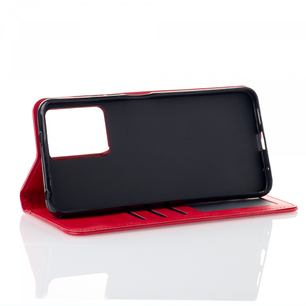 чехол-книга DC ELEGANT для Xiaomi Redmi Note 12 4G красный