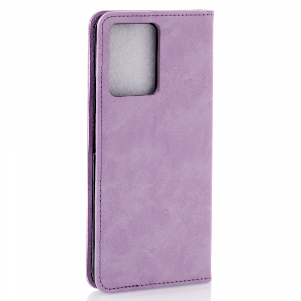 чехол-книга DC ELEGANT для Xiaomi Redmi Note 12 4G сиреневый