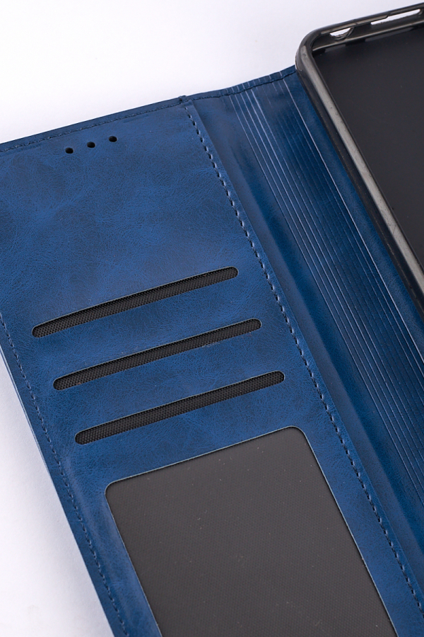 чехол-книга DC ELEGANT для Xiaomi Redmi Note 12 Pro синий