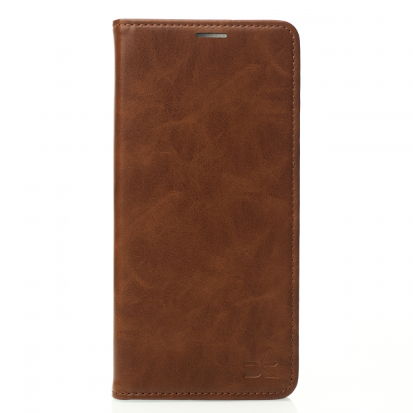 чехол-книга DC ELEGANT для Xiaomi Redmi Note 12 4G коричневый