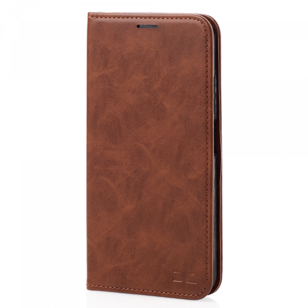 чехол-книга DC ELEGANT для Xiaomi Redmi Note 12S коричневый