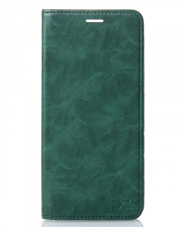 чехол-книга DC ELEGANT для Xiaomi Redmi Note 13 4G темно-зеленый