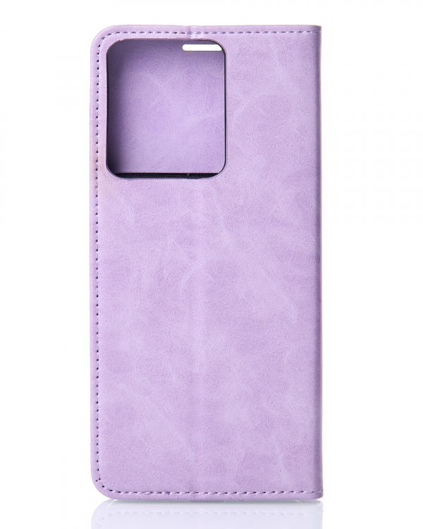 чехол-книга DC ELEGANT для Xiaomi Redmi Note 13 4G сиреневый