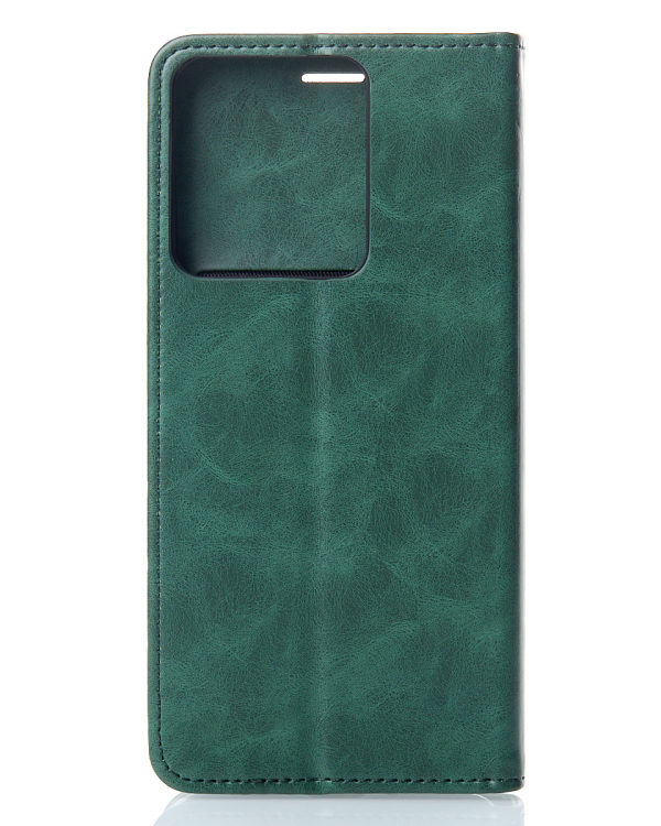 чехол-книга DC ELEGANT для Xiaomi Redmi Note 13 Pro 4G темно-зеленый