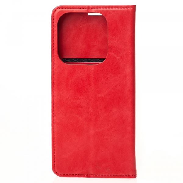 чехол-книга DC ELEGANT для Xiaomi Redmi Note 14 5G красный